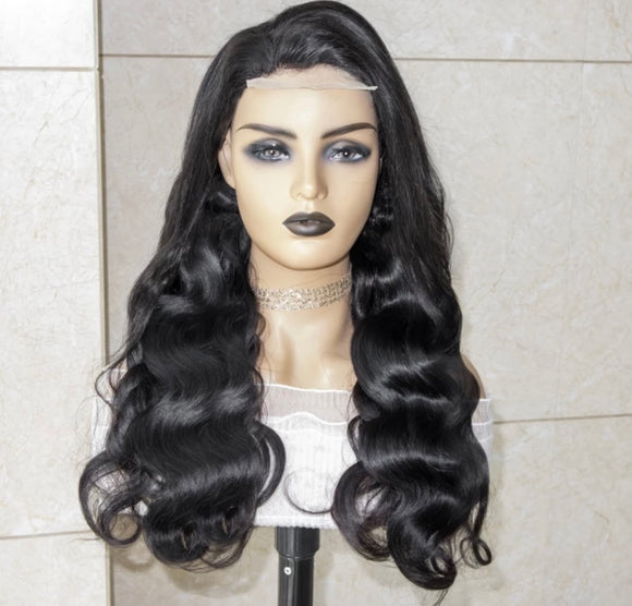 Body Wave 4*4 Pre-Pluck HD Transparent  Lace Closure Brazilian Human Hair Wig