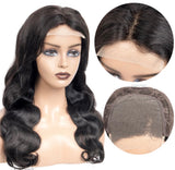 Body Wave 4*4 Pre-Pluck HD Transparent  Lace Closure Brazilian Human Hair Wig