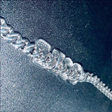 5 Letter Name Pendent Cuban or Tennis Link