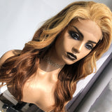 #27/#30 Ombre Brazilian Body Wave Lace Closure Wig