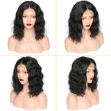 Lace frontal Bob Brazilian Wig- Pre Plucked HD Transparent Lace