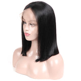 Lace frontal Bob Brazilian Wig- Pre Plucked HD Transparent Lace