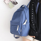 Ali Solid Color Backpack