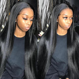 13*4 Straight Brazilian HD transparent lace frontal 16-30 inch Human Hair Wig
