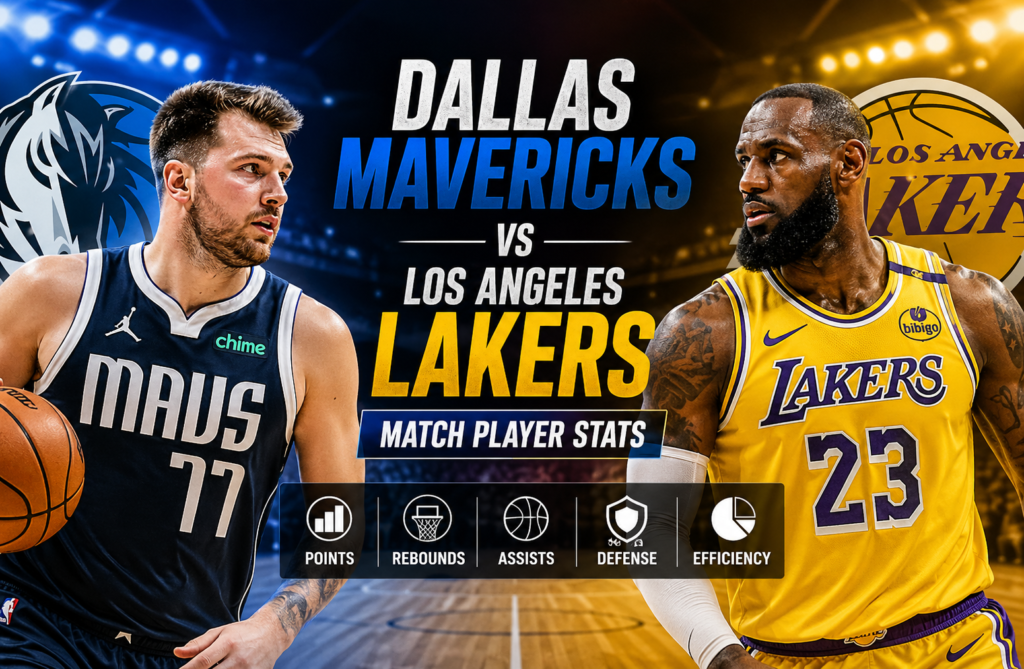 Dallas Mavericks vs Lakers Match Player Stats