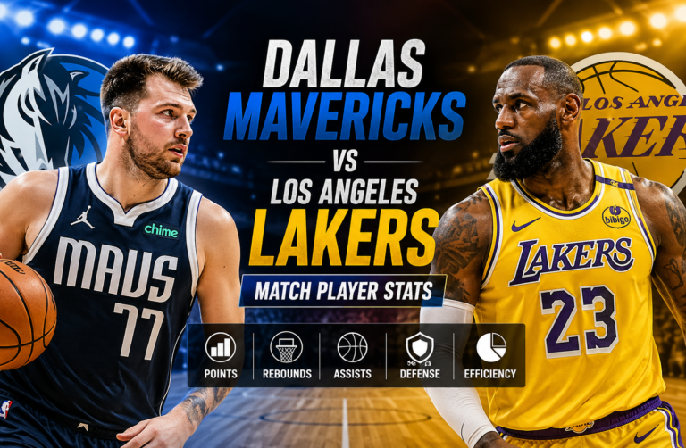 Dallas Mavericks vs Lakers Match Player Stats