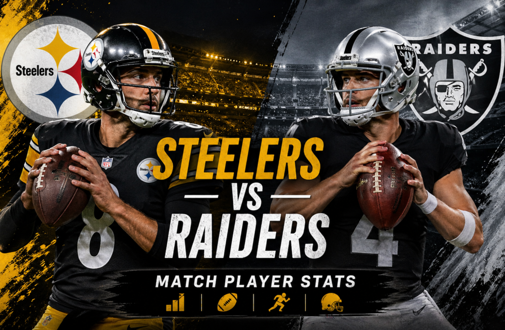 Steelers vs Las Vegas Raiders Match Player Stats
