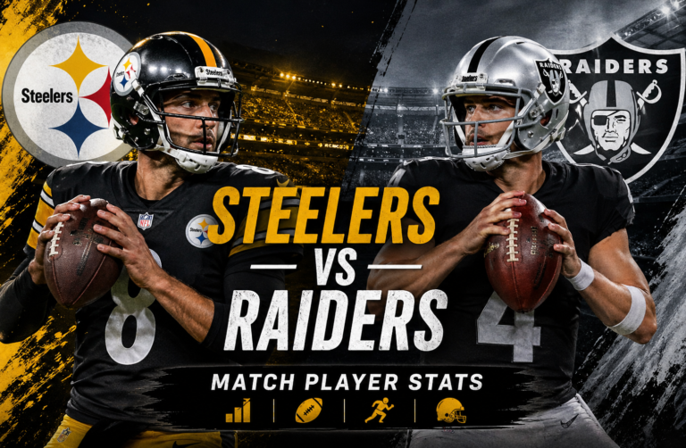 Steelers vs Las Vegas Raiders Match Player Stats
