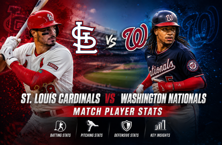 St. Louis Cardinals vs Washington Nationals Match Player Stats